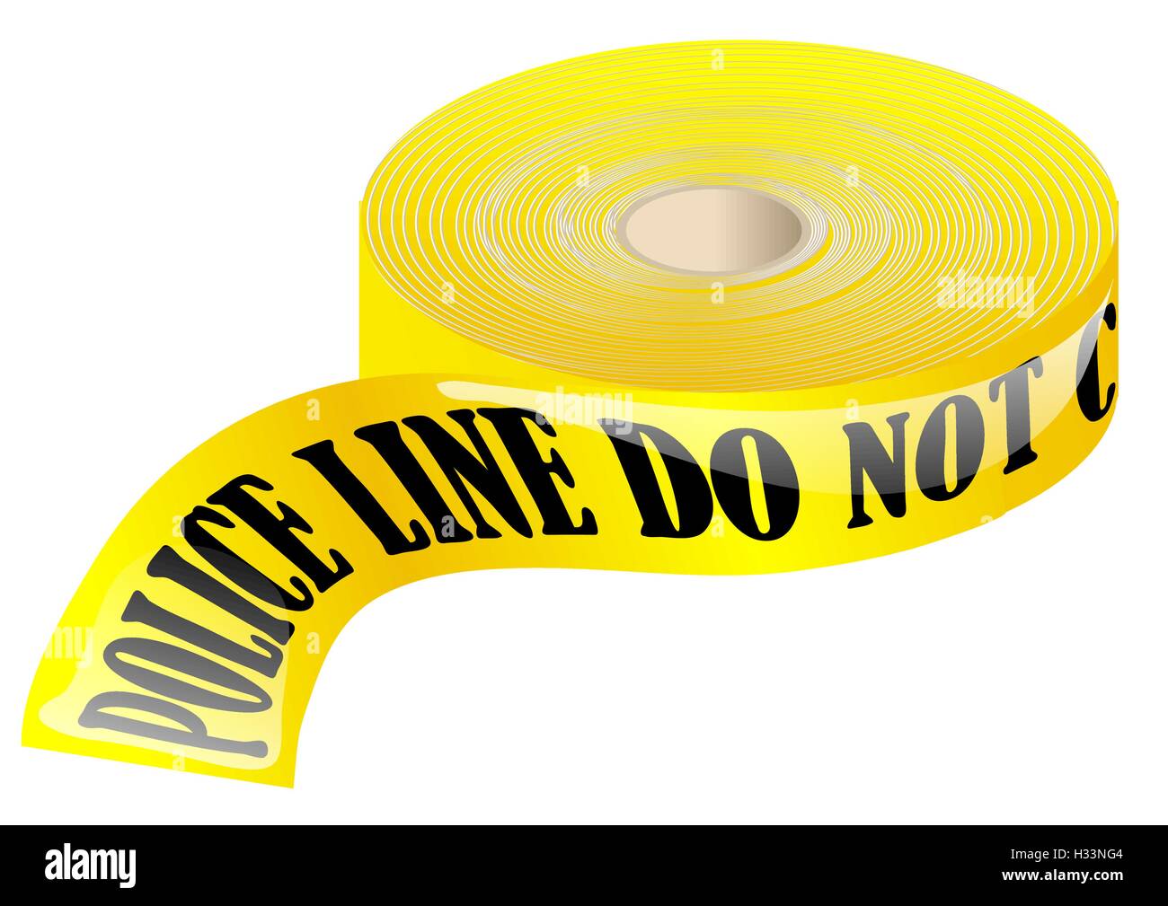 police tape isolated on a white background Stock Vector Image & Art Alamy
