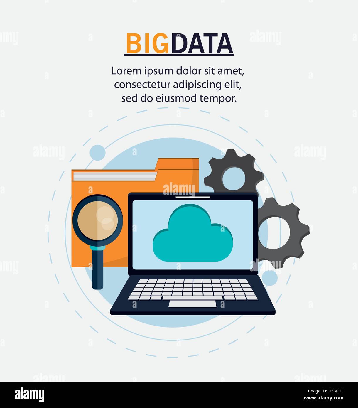 Big data center base and web hosting icon set Stock Vector Image & Art ...