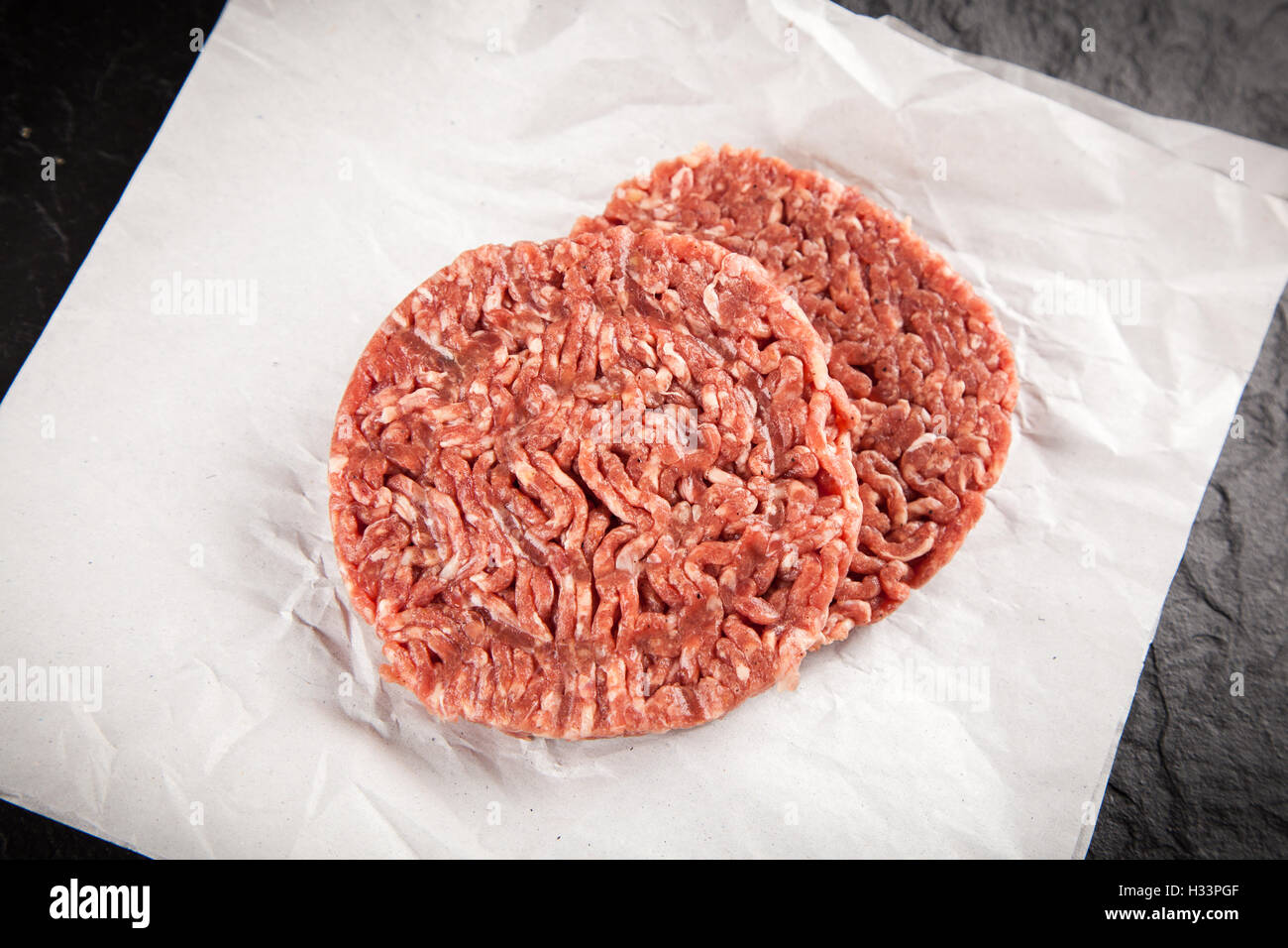 Minced beef for burgers Stock Photo - Alamy