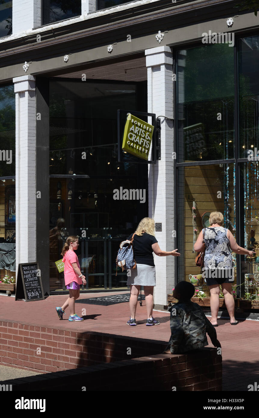 Boulder Arts and Crafts Gallery Stock Photo Alamy