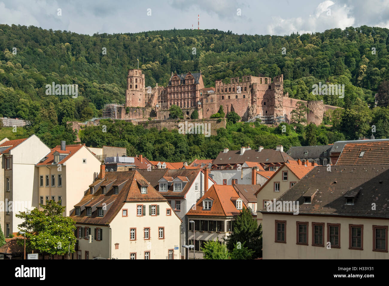 Schloss Heidelberg, Baden-Wurttemberg, Germany Stock Photo