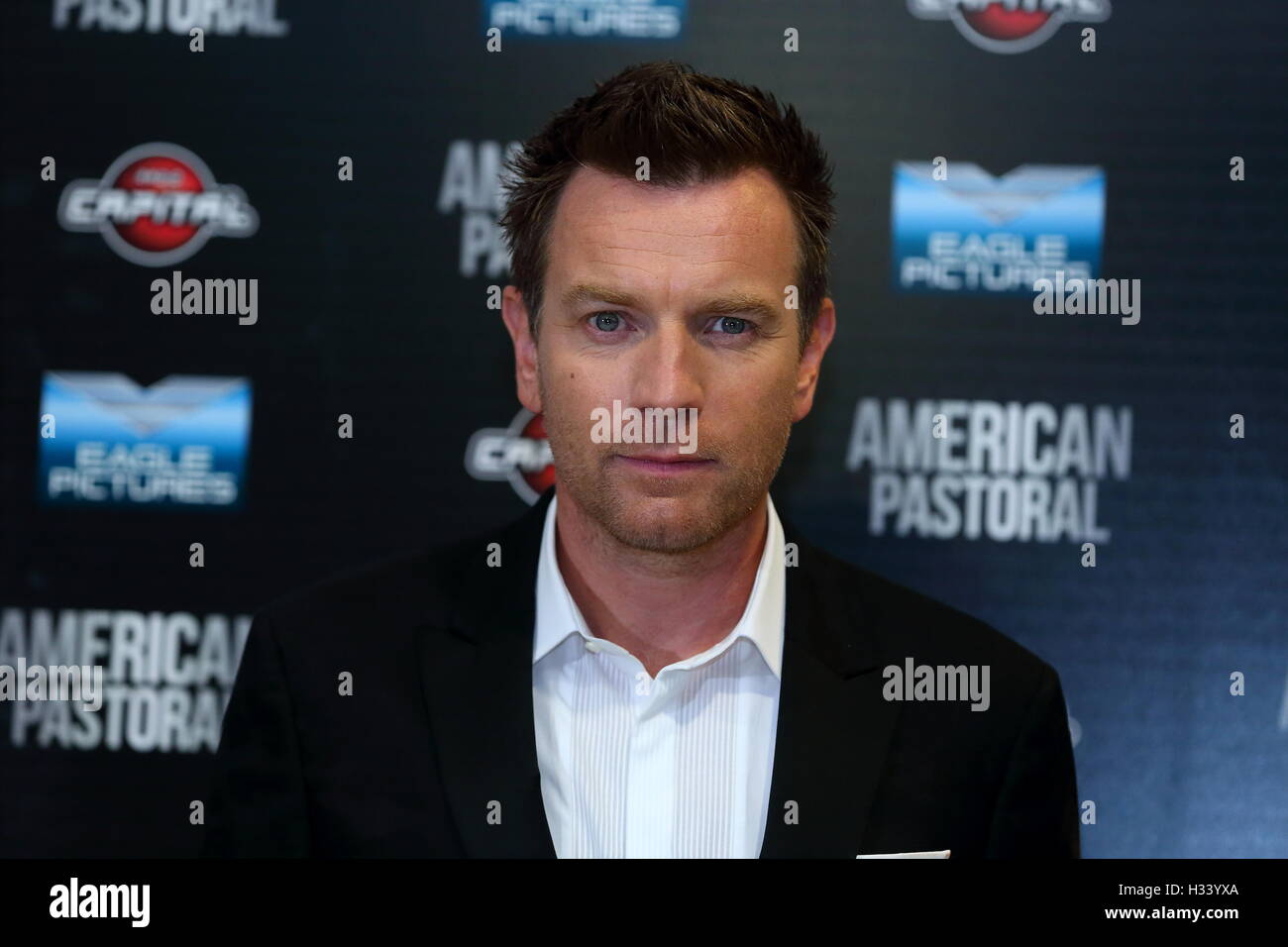 Roma, Italy. 03rd Oct, 2016. Ewan McGregor during Premiere in Cinema Barberini of film "American Pastoral" © Matteo Nardone/Pacific Press/Alamy Live News Stock Photo