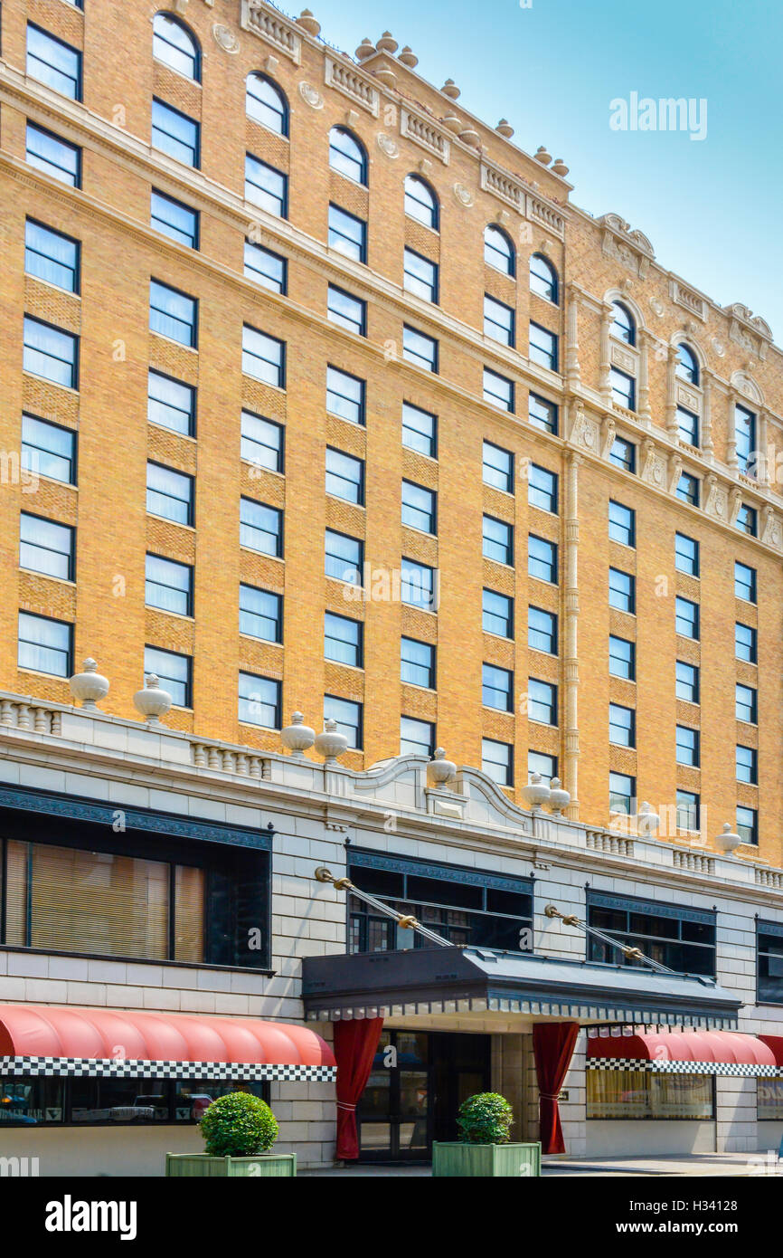 Peabody Hotel near Beale Street in downtown Memphis, TN famous for it's