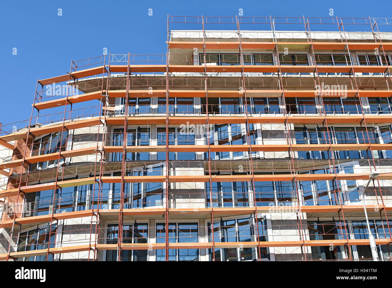 Construction of a new office building in the city Stock Photo - Alamy