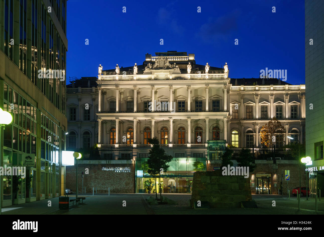 Wien, Vienna: Palais Coburg, 01., Wien, Austria Stock Photo