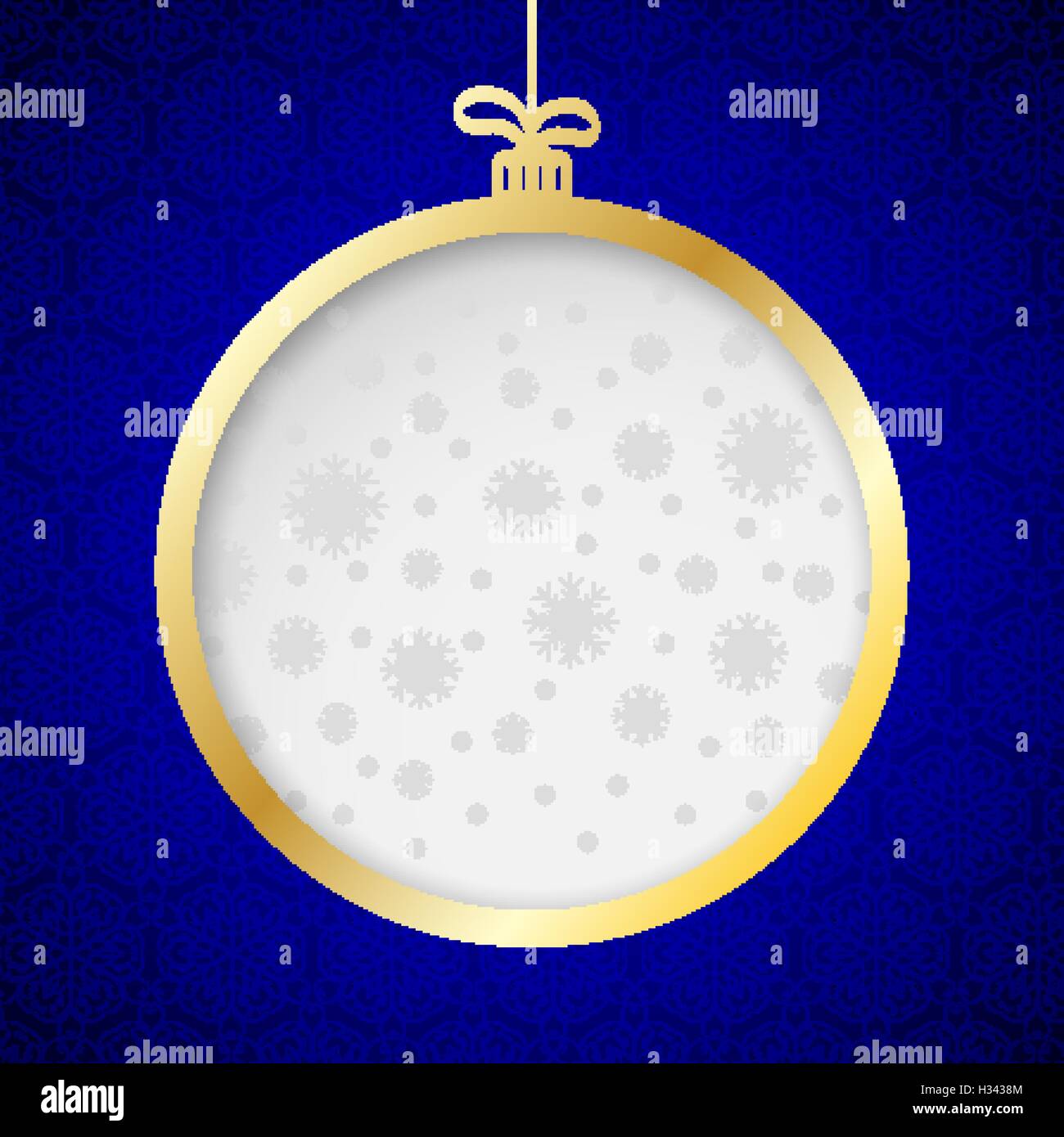 Abstract Christmas ball cutted from paper Stock Vector Image & Art - Alamy