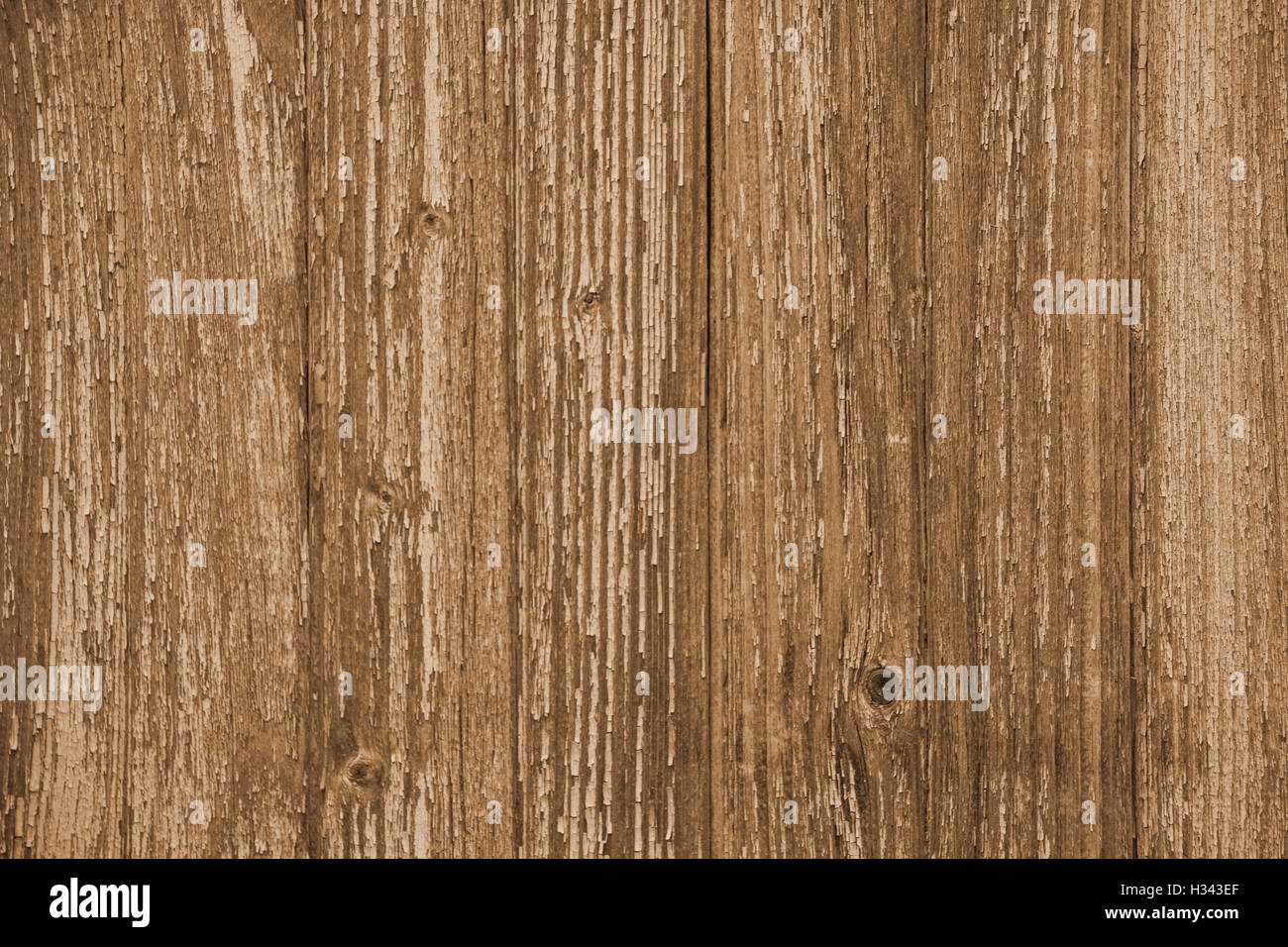 Wooden plank background, warm light-brown color, vertical boards, wood texture, old table (floor, wall), vintage. Stock Photo