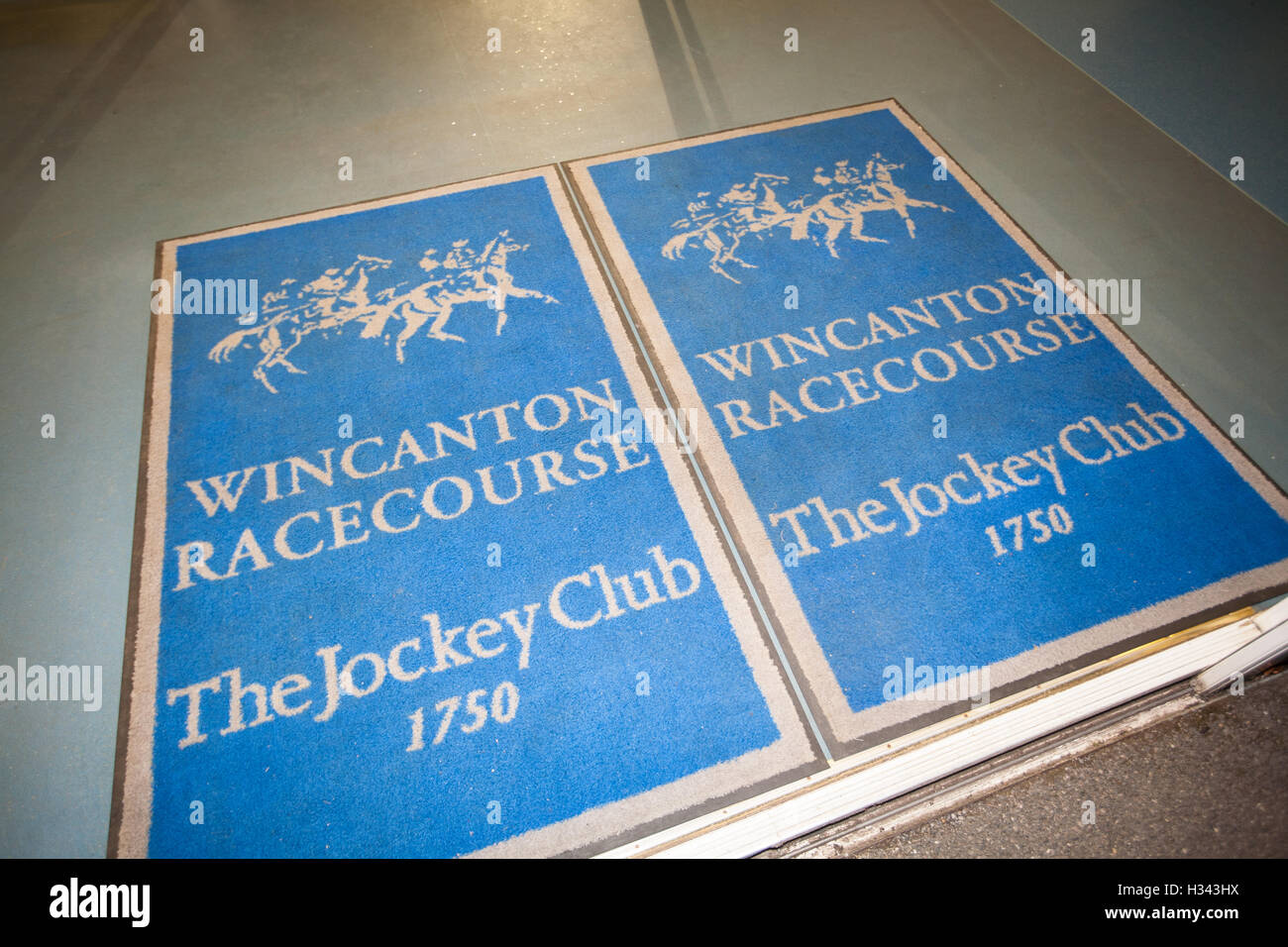 At entrance to The Jockey Club owned Wincanton horse racing Racecourse