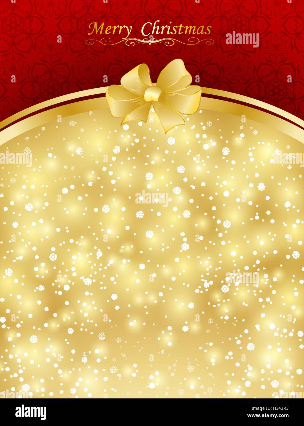 Background with bow, stars and blurry light Stock Vector Image & Art ...