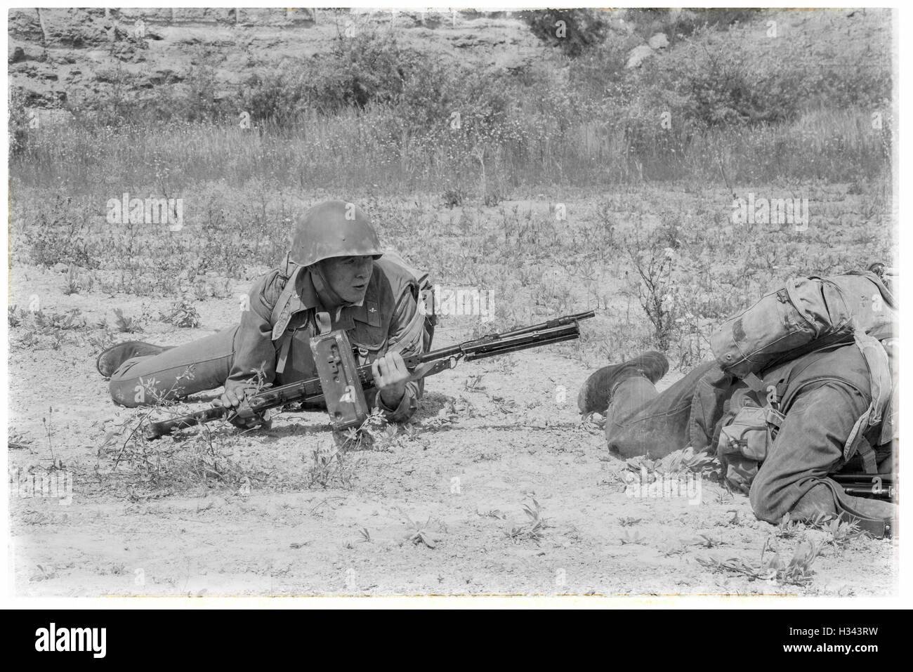 Soviet Spetsnaz in Afghanistan Stock Photo