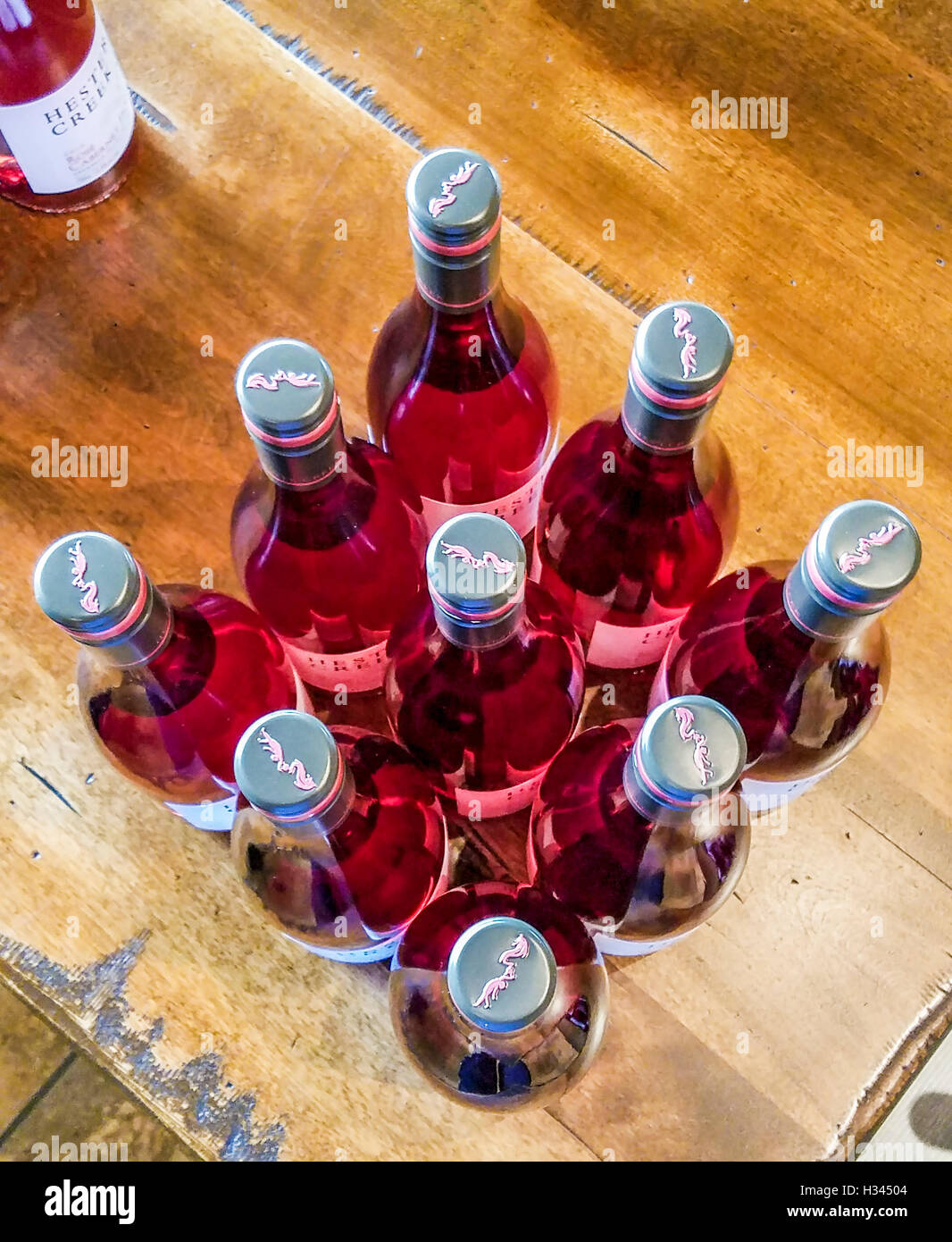 Wines for sale at Hester Creek winery in Oliver, southern Okanagan