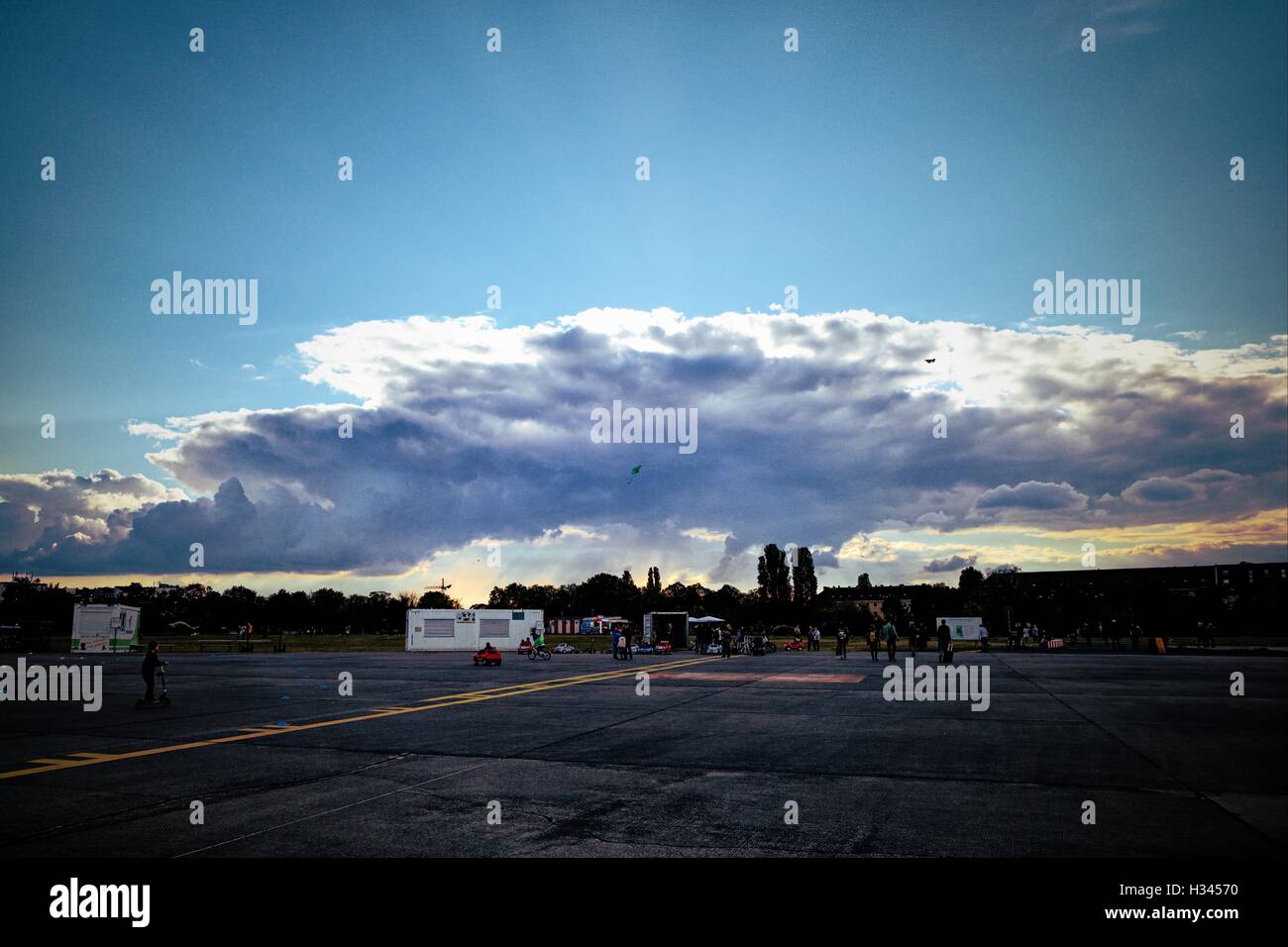 Scene from Tempelhof, Berlin, Germany Stock Photo
