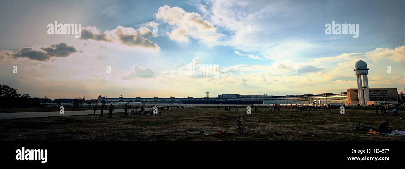 Scene from Tempelhof, Berlin, Germany Stock Photo