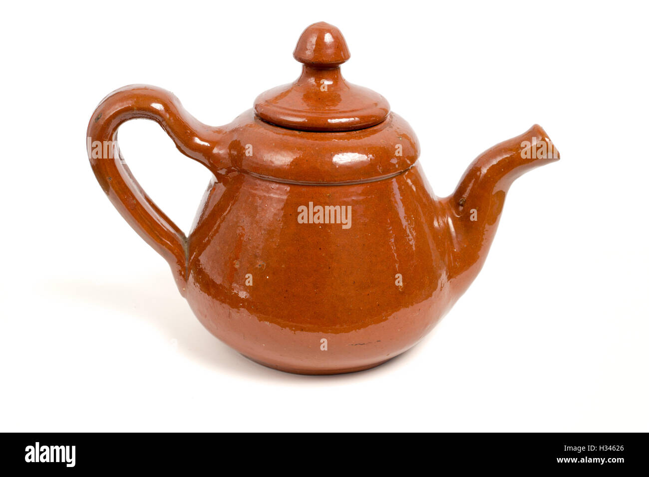 ceramic teapot isolated on white background Stock Photo Alamy