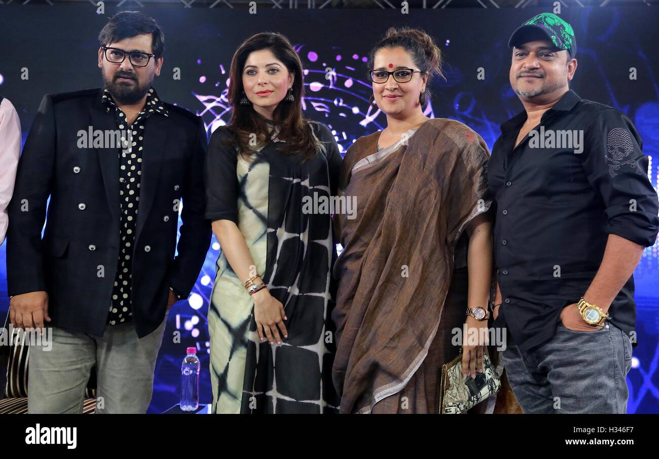 Indian Bollywood music composer Wajid Ali , Kanika Kapoor , Kausar