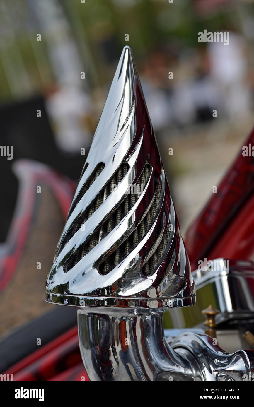 Air filter of Harley-Davidson chopper Stock Photo - Alamy