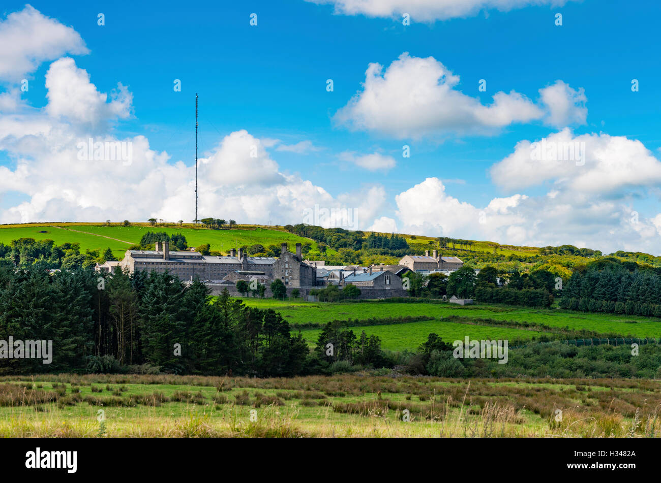 Dartmoor Prison, Princetown, Devon, UK Stock Photo