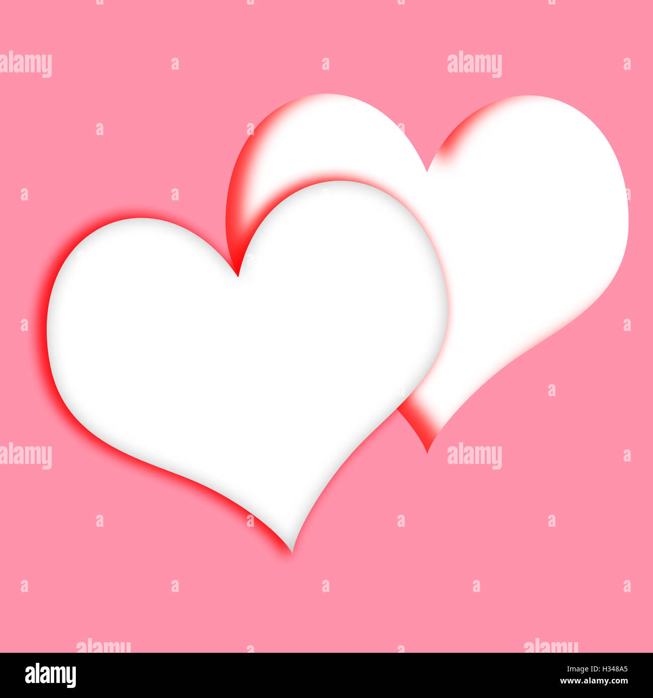 Intertwined Hearts Mean Dating Love And Relationships Stock Photo