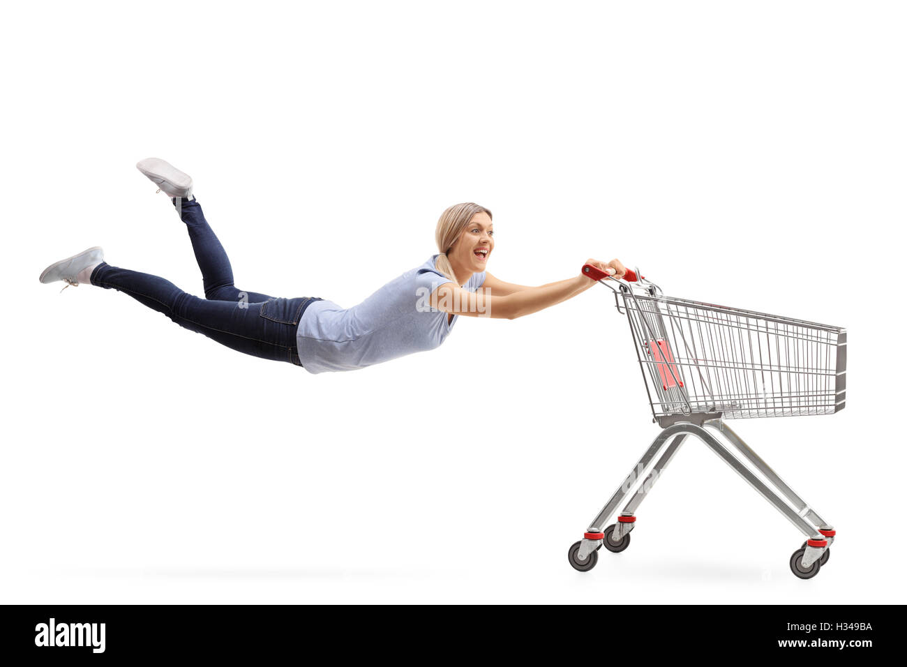 Pull Along Shopping Cart