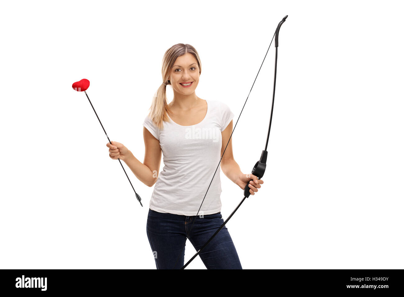 Render Shirtless Male Archer Pose Practicing Archery Studio Red Bow Stock  Photo by ©treetons 668793336