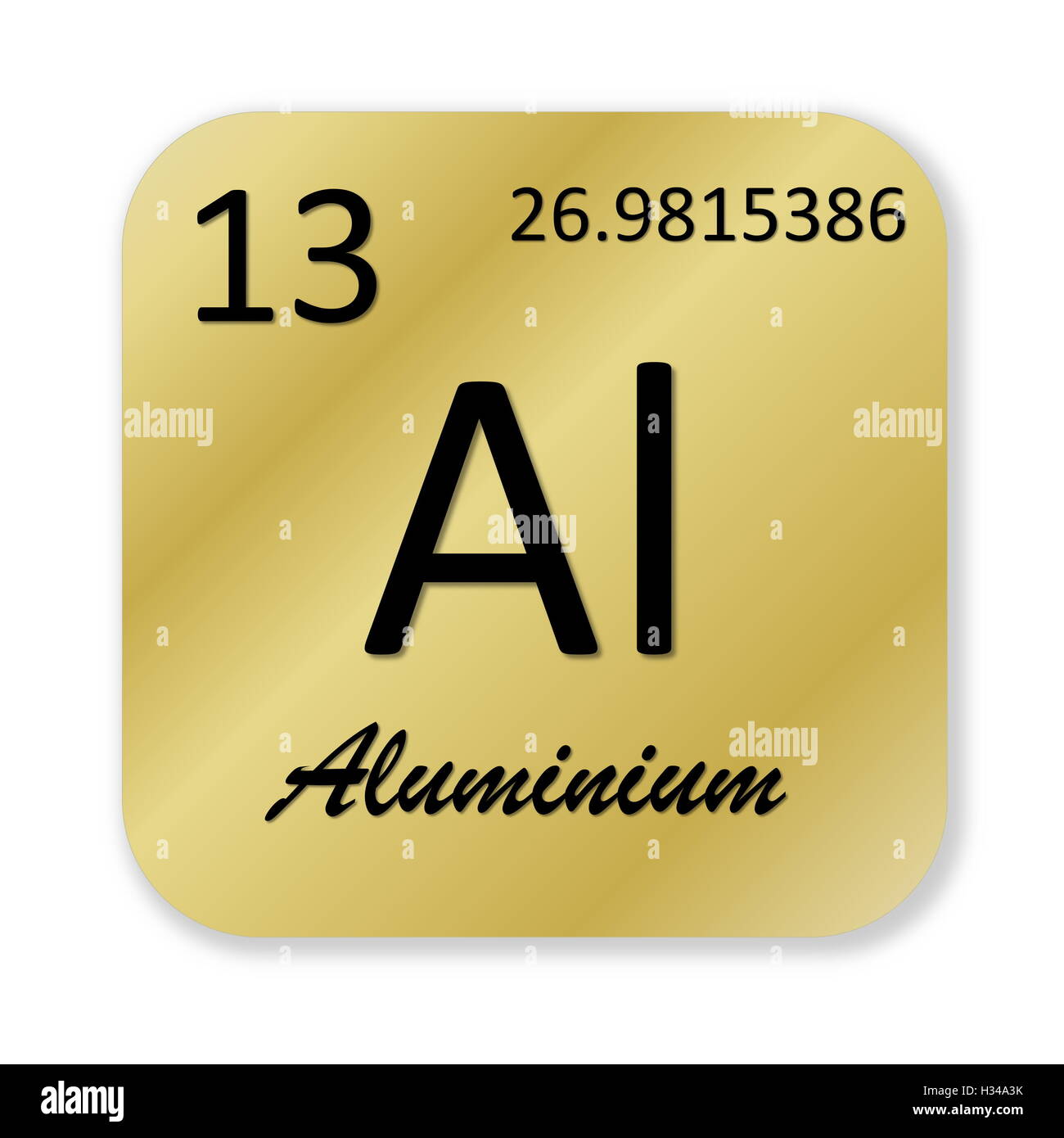 Aluminium element Stock Photo