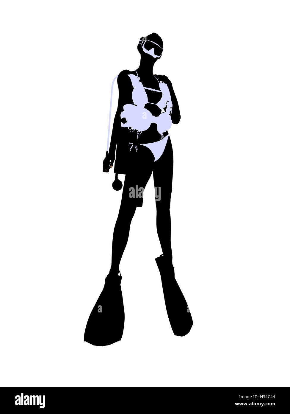Scuba Diver Silhouette High Resolution Stock Photography and Images - Alamy