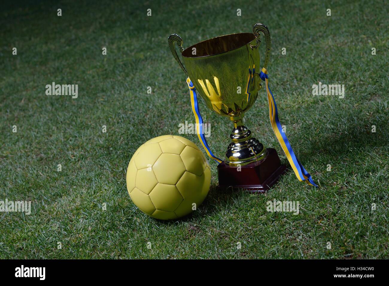 soccer cup Stock Photo
