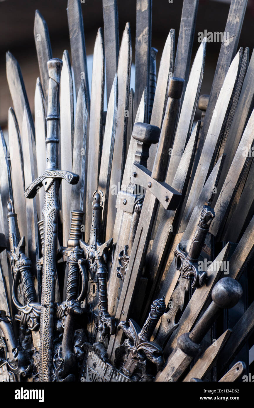 throne made of swords in a medieval fair Stock Photo Alamy throne made of swords in a medieval fair Stock Photo Alamy