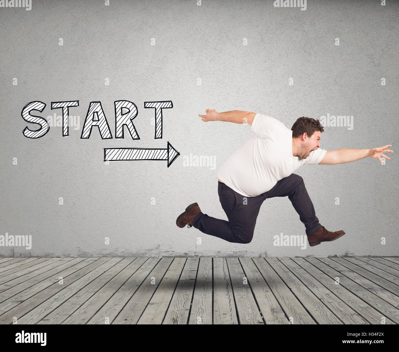 Ready to start Stock Photo - Alamy