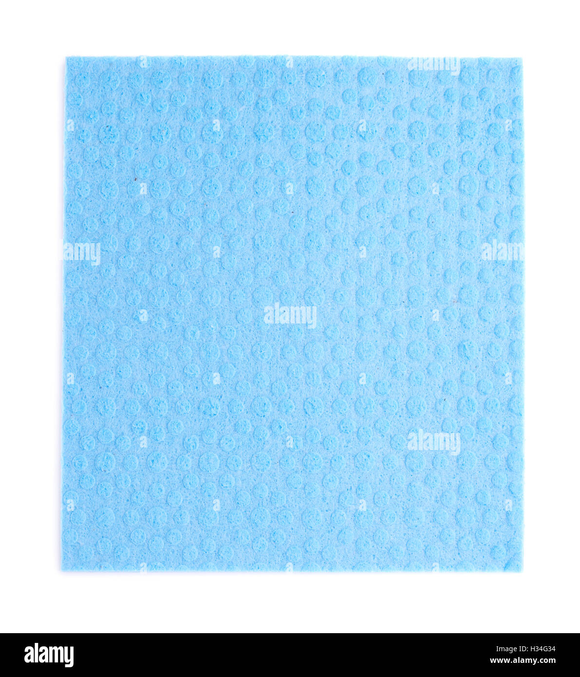 Blue Kitchen Rag Blue kitchen cleaning napkin rag over white isolated background Stock ...