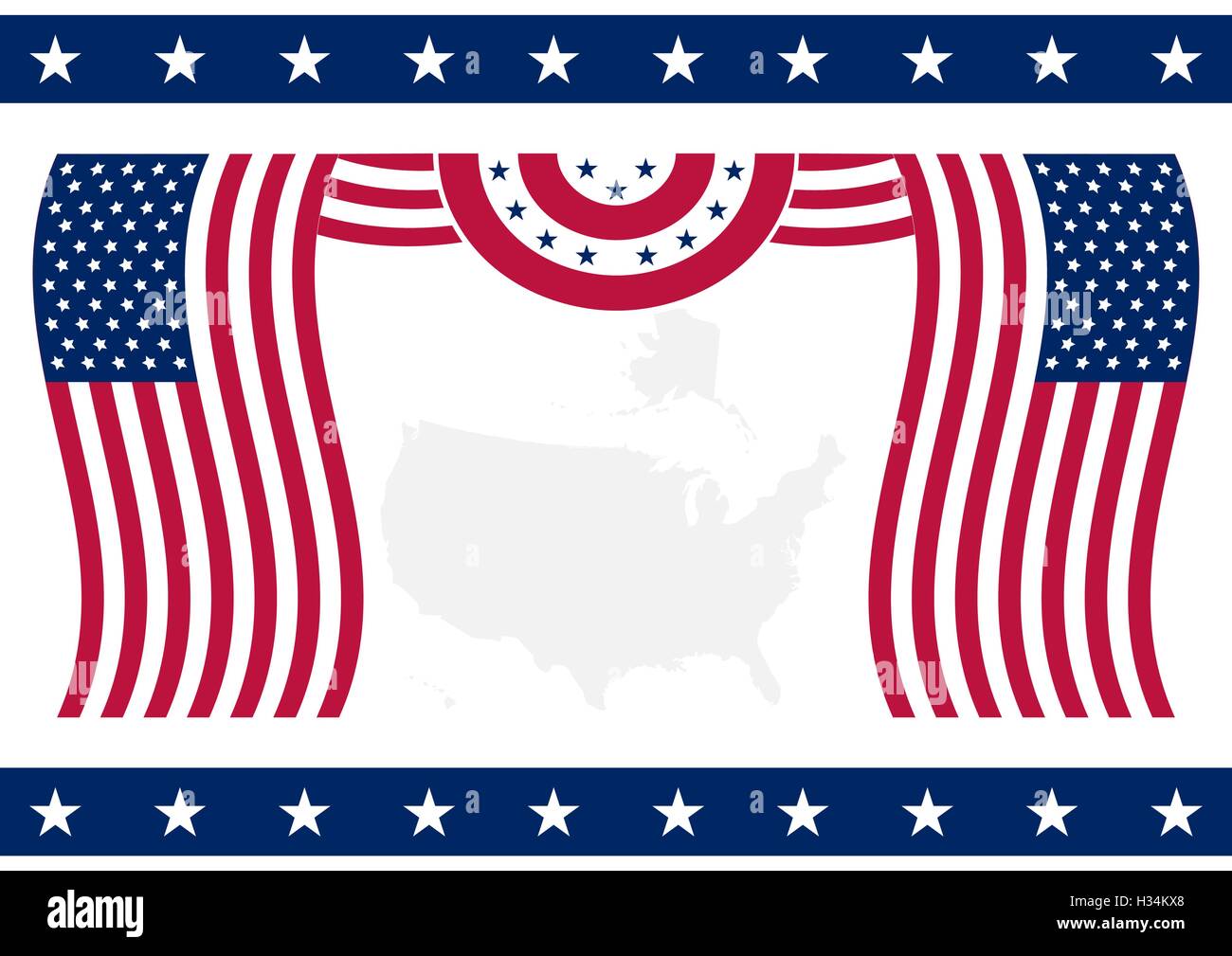 American flag background Stock Vector Image & Art - Alamy