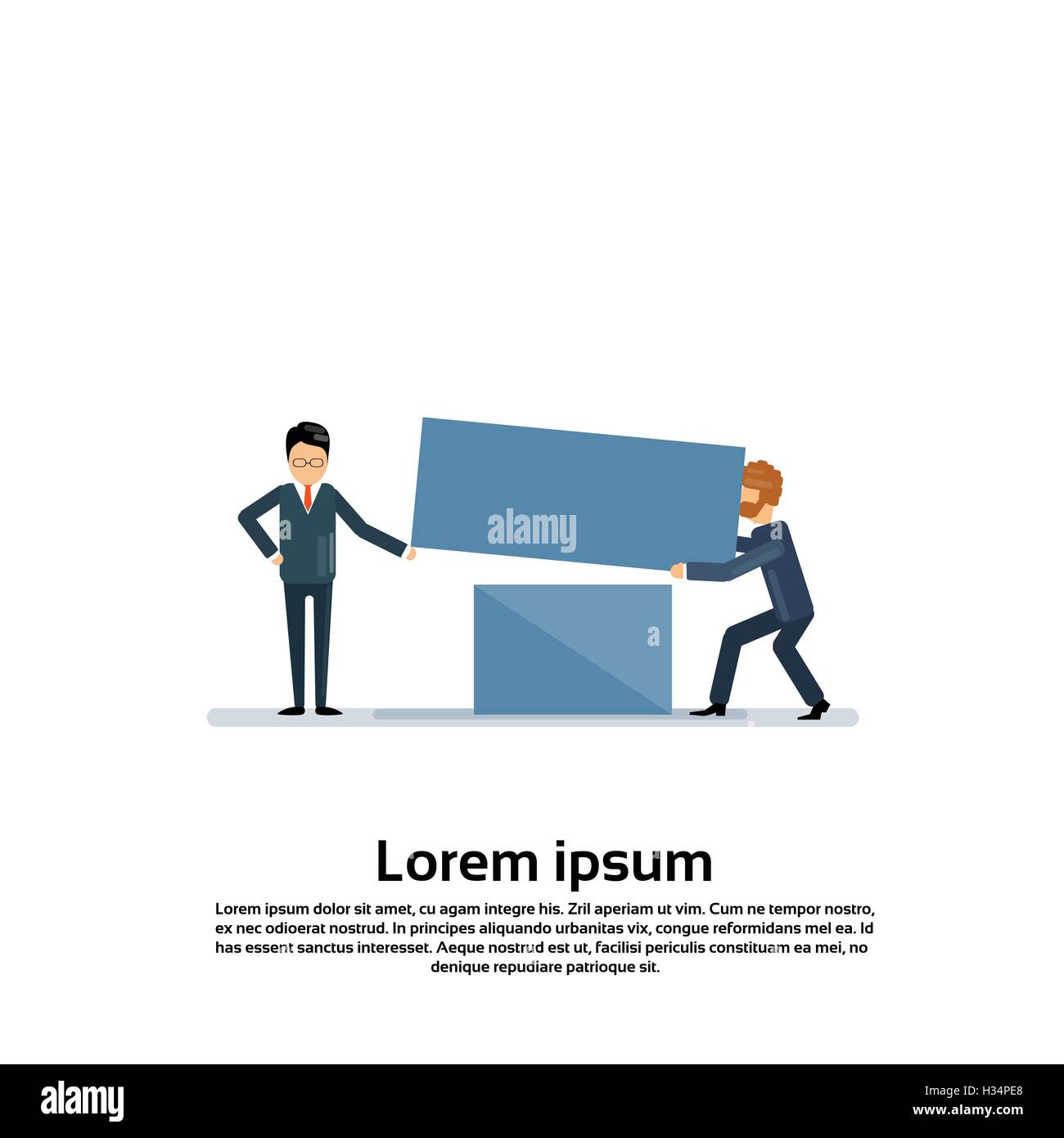 Business People Group Work Together Team Competition Concept Stock ...