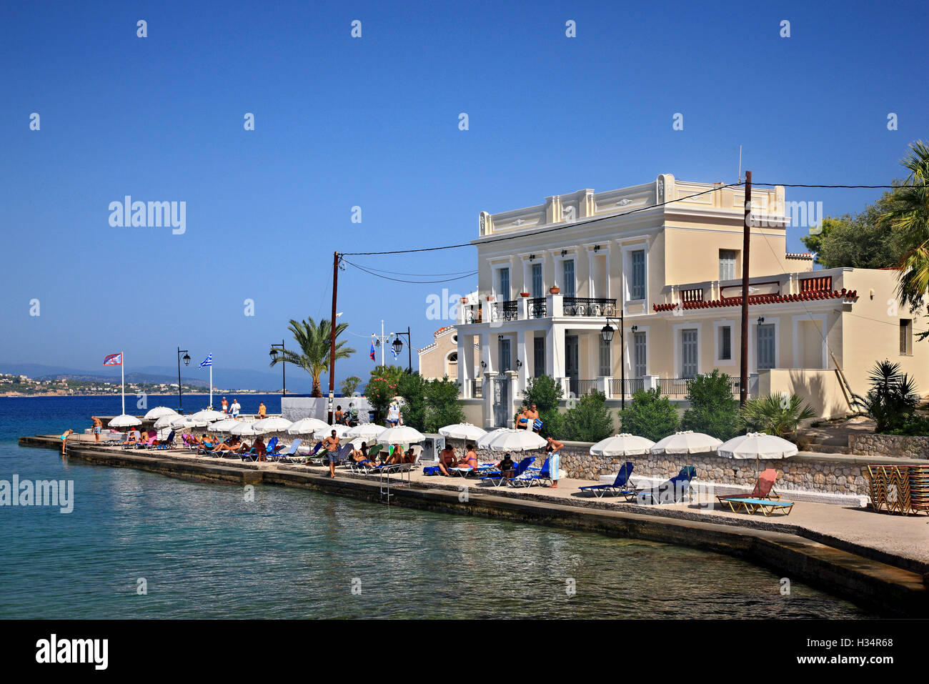 Greece attica beach hi-res stock photography and images - Alamy