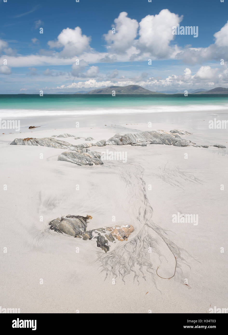 West Beach, Berneray, Outer Hebrides, Western Isles, Scotland Stock Photo