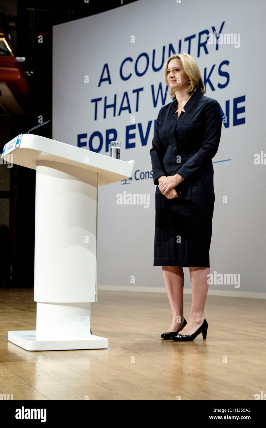 Amber rudd speech hi-res stock photography and images - Alamy