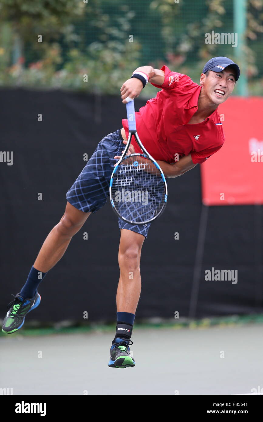 Ariake Coliseum, Tokyo, Japan. 4th Oct, 2016. Yosuke Watanuki (JPN