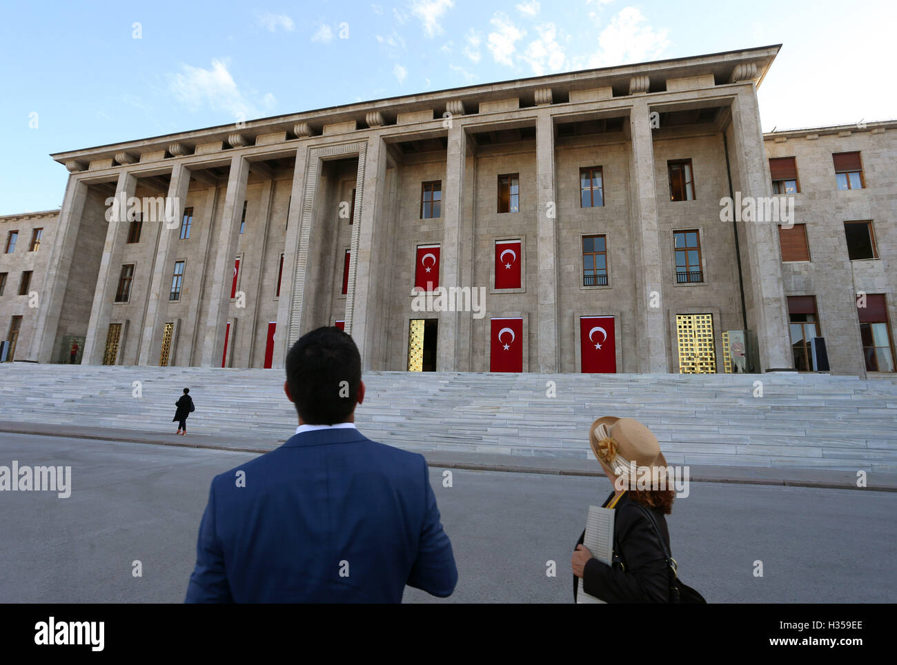 Ankara, Turkey. 4th Sep, 2016. The Turkish parliament in Ankara, Turkey