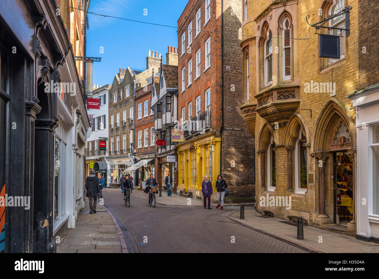 Trinity Street, Cambridge, Cambridgeshire, England, United Kingdom, Europe Stock Photo