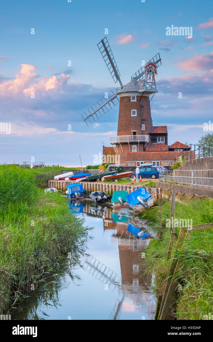 Cley Windmill, Cley-next-the-Sea, North Norfolk, Norfolk, England, United Kingdom, Europe Stock Photo
