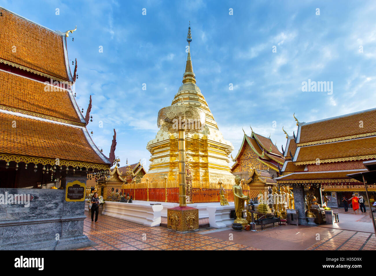 Doi Suthep temple, Chiang Mai, Thailand Stock Photo