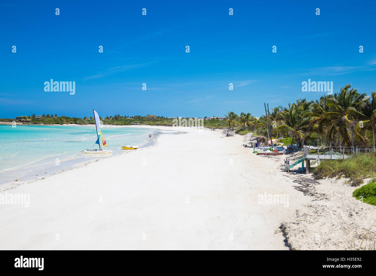 Playa Larga, Cayo Coco, Jardines del Rey, Ciego de Avila Province, Cuba, West Indies, Caribbean Stock Photo