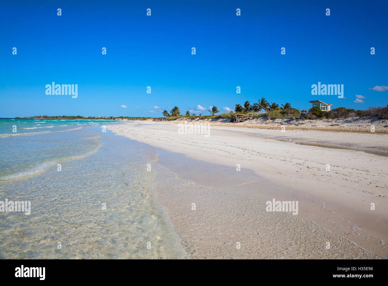 Playa Larga, Cayo Coco, Jardines del Rey, Ciego de Avila Province, Cuba, West Indies, Caribbean Stock Photo