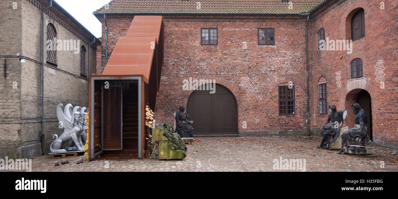 The Kings Lapidarium, Copenhagen, Denmark, nominated for 'Renoverprisen' 2015 as the best renovation in Denmark this year. Stock Photo