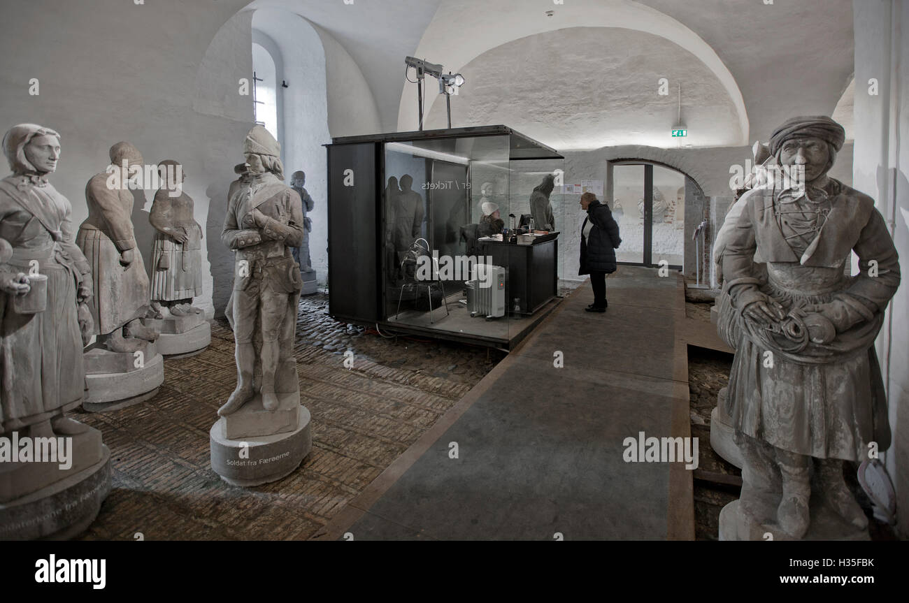 The Kings Lapidarium, Copenhagen, Denmark, nominated for 'Renoverprisen' 2015 as the best renovation in Denmark this year. Stock Photo