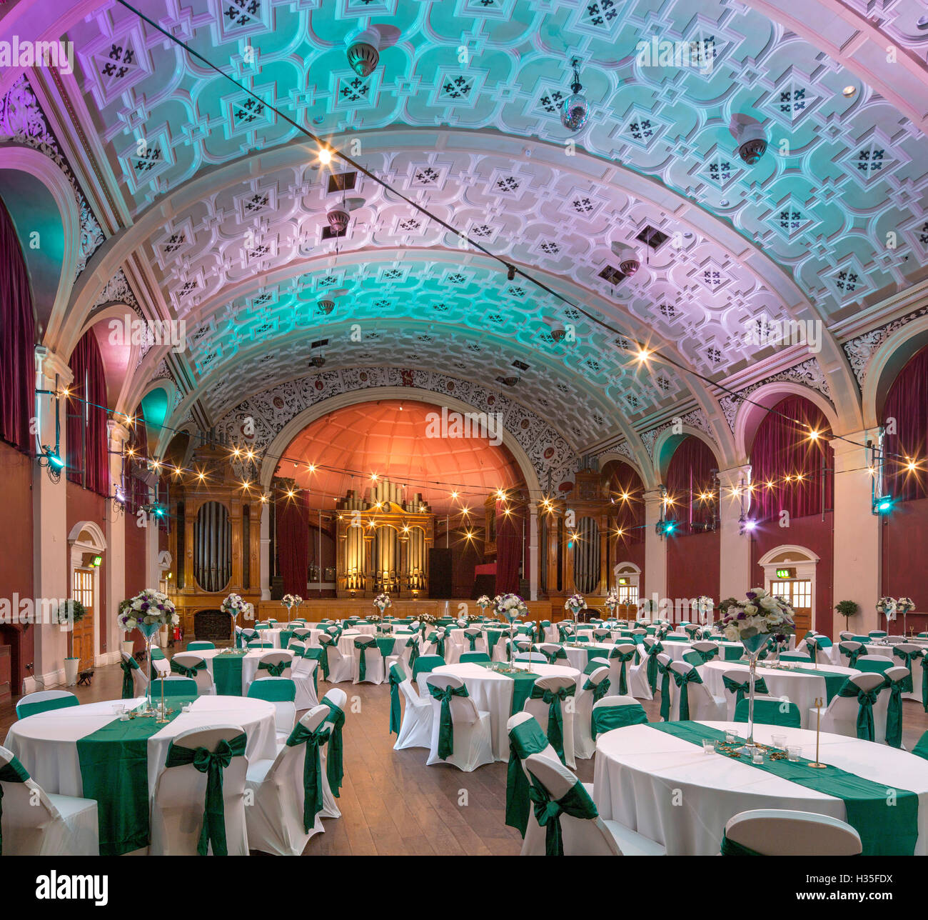 Interior view, Battersea Arts Centre, Battersea, London, UK. Stock Photo