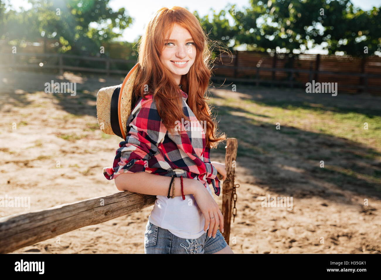 Country redhead