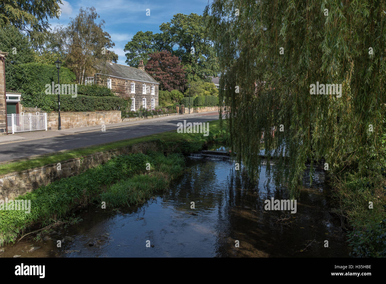 The River Leven at Great Ayton North Yorkshire Stock Photo Alamy