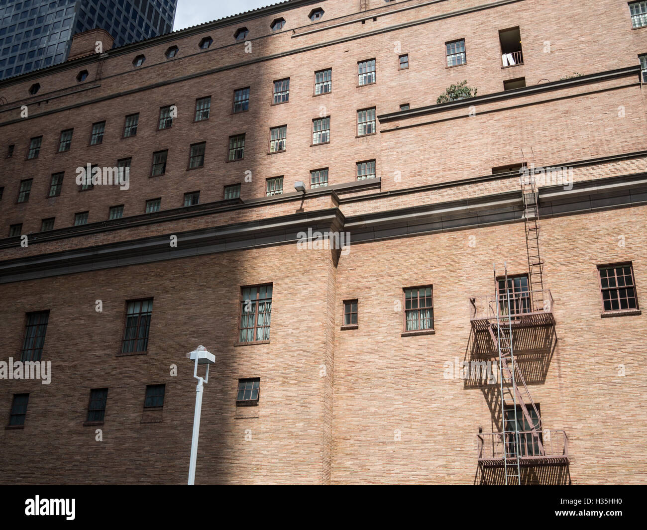 Brick building in Los Angeles, California, USA Stock Photo Alamy