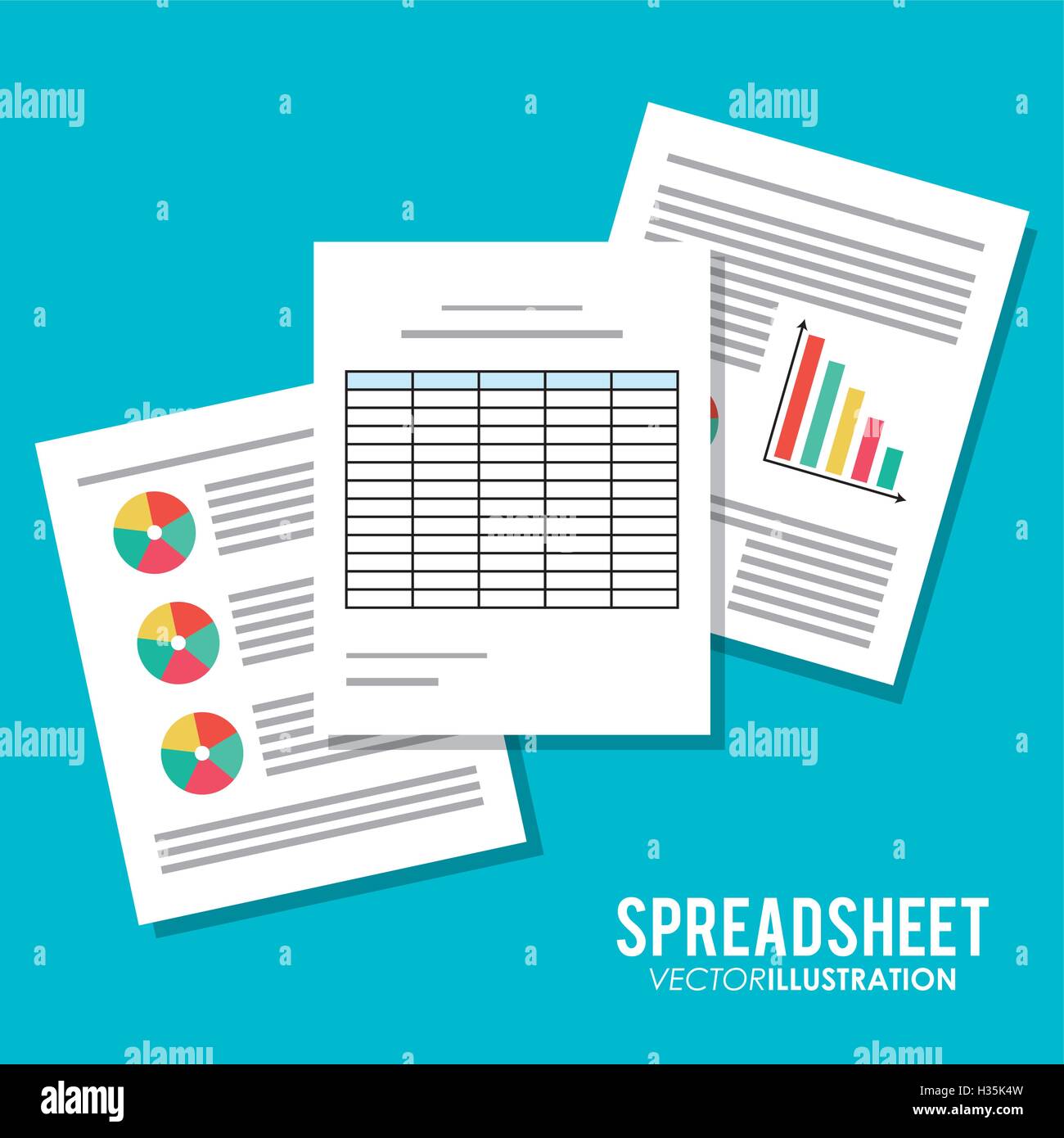 Spreadsheet icon design Stock Vector Image & Art - Alamy