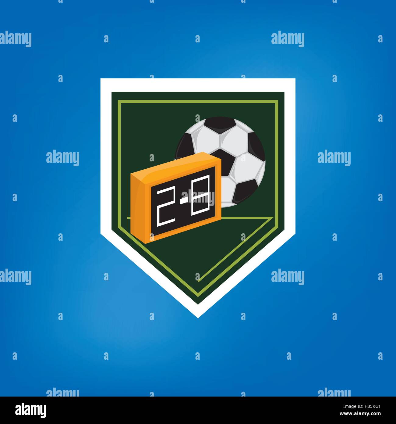 soccer football related icons image Stock Vector Image & Art - Alamy